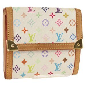 LOUIS VUITTON Multicolor Porte Monnaie Billets Cartes Credit M92983 Auth 154954V